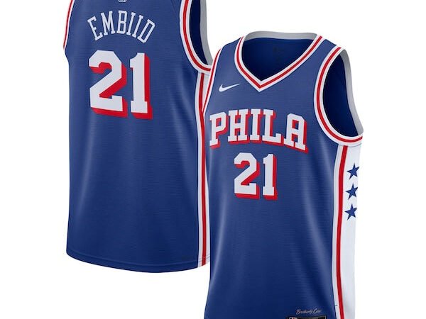 Joel Embiid Philadelphia 76ers Nike Youth Swingman Jersey - Icon Edition - Royal