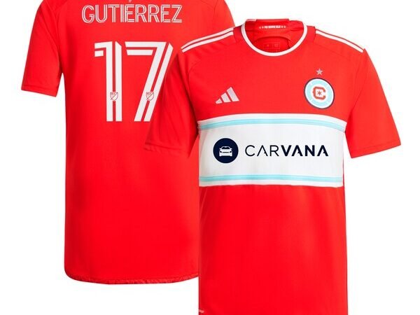 Brian Gutierrez Chicago Fire adidas 2024 Return To Red Replica Player Jersey - Red