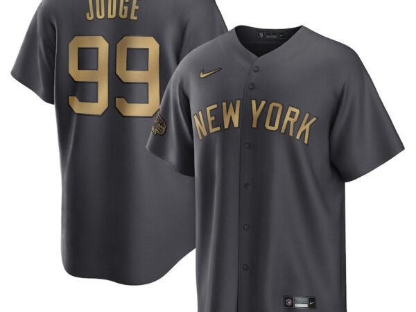 Aaron Judge New York Yankees Nike 2022 MLB All-Star Game Replica Player Jersey - Charcoal