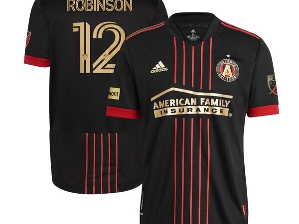 Miles Robinson Atlanta United FC adidas 2021 The BLVCK Kit Authentic Jersey