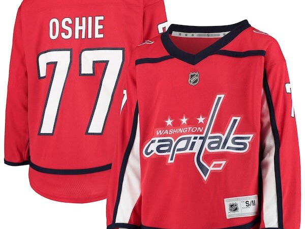 TJ Oshie Washington Capitals Youth Home Player Replica Jersey - Red