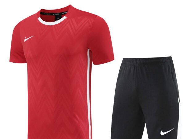 Nike Short Sleeve Training Jersey Set-ND06- Red/White
