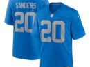 Barry Sanders Detroit Lions Nike Alternate Game Jersey -  Blue