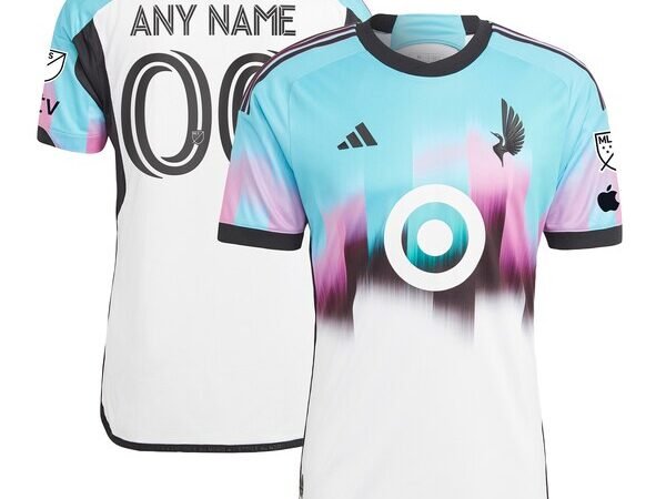 Minnesota United FC adidas 2024 The Northern Lights Kit Authentic Custom Jersey - White