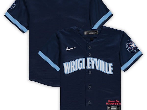 Chicago Cubs Nike Toddler MLB City Connect Replica Team Jersey - Navy