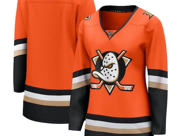 Anaheim Ducks  Women's Home Breakaway Jersey - Orange