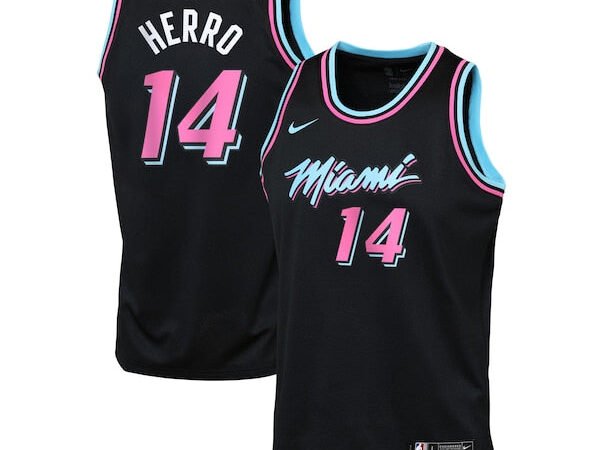 Tyler Herro Miami Heat Nike Youth 2025/26 City Edition Swingman Jersey - Black