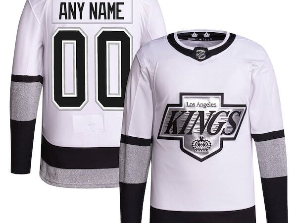 Los Angeles Kings adidas  Alternate 2021/22 Primegreen Authentic Custom Jersey - White