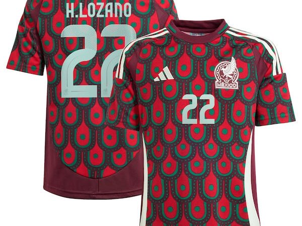 Hirving Lozano Mexico National Team adidas Youth 2024 Home Replica Player Jersey - Green/Green