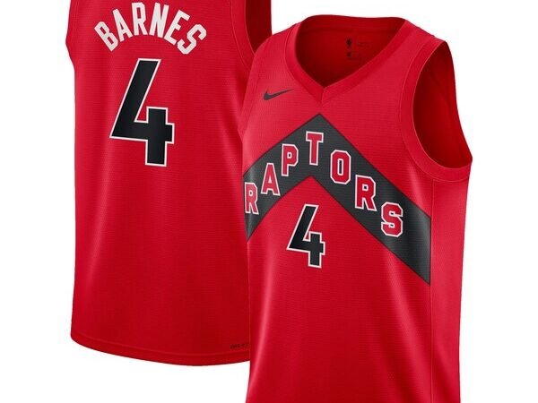 Scottie Barnes Toronto Raptors Nike Youth Swingman Jersey - Icon Edition - Red/White