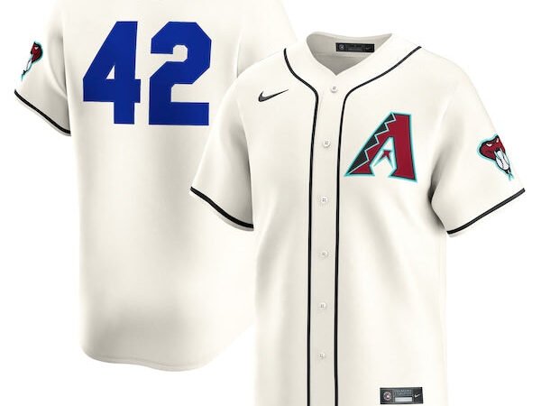 Arizona Diamondbacks Nike Home 2025 Jackie Robinson Day Limited Jersey – Cream