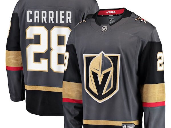 William Carrier Vegas Golden Knights Alternate Breakaway Player Jersey - Gray