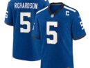Anthony Richardson Indianapolis Colts Nike Indiana Nights Alternate Game Jersey - Royal/Royal/White