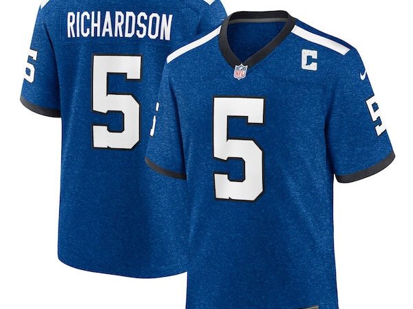Anthony Richardson Indianapolis Colts Nike Indiana Nights Alternate Game Jersey - Royal/Royal/White