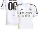 Los Merengues adidas Youth 2025/26 Home Replica Custom Jersey - White/Blue