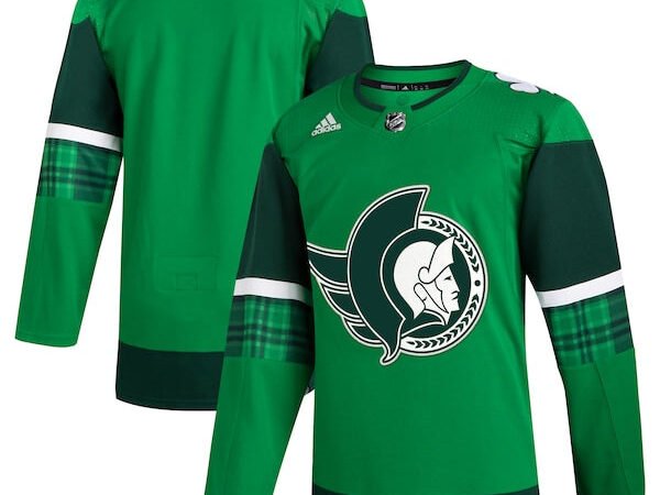 Ottawa Senators adidas 2023 St. Patrick's Day Primegreen Authentic Jersey - Kelly Green