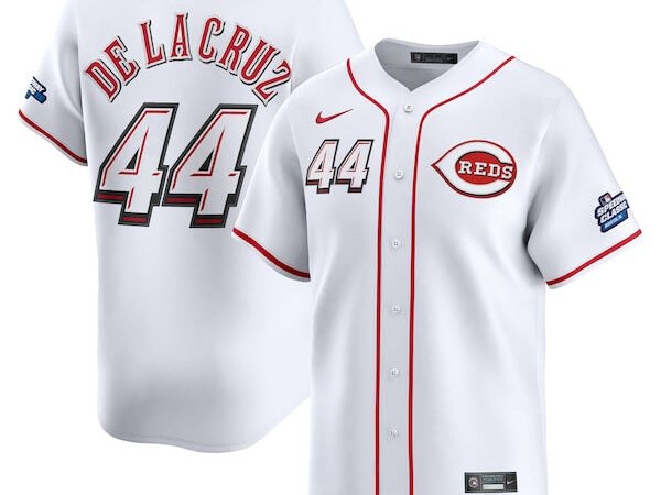 Elly De La Cruz Cincinnati Reds Nike 2025 MLB Speedway Classic Home Replica Jersey - White