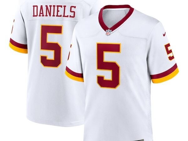 Jayden Daniels Washington Commanders Nike Game Super Bowl Era Jersey - White