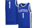 #1 Kentucky Wildcats Nike Youth Icon Replica Basketball Jersey - Royal