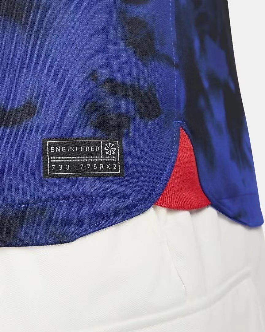 Custom USMNT Nike 2022/23 Away Authentic Jersey - Blue