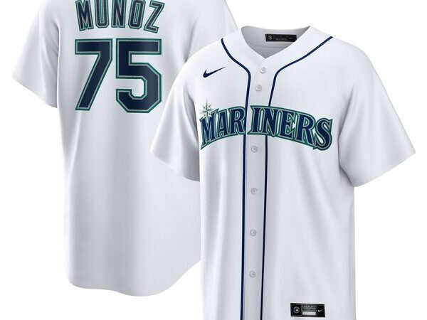 Andrés Muñoz Seattle Mariners Nike Home  Replica Player Jersey - White