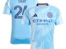 Tayvon Gray New York City FC adidas 2025 The Excelsior Kit Replica Player Jersey - Light Blue