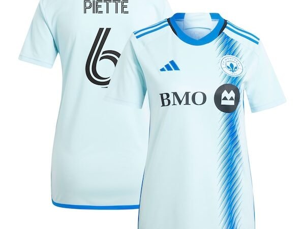Samuel Piette CF Montreal adidas Women's 2024 La Main Replica Player Jersey – Light Blue