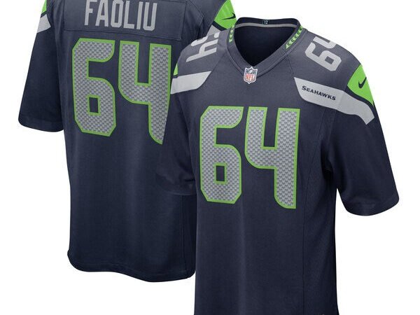 Austin Faoliu Seattle Seahawks Nike  Game Jersey - College Navy