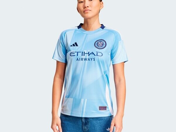 New York City FC adidas Women's 2025 The Excelsior Kit Replica Jersey - Light Blue