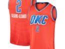 Shai Gilgeous-Alexander Oklahoma City Thunder  Fast Break Team Replica Jersey - Statement Edition - Orange