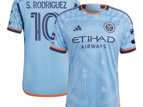 Santiago Rodríguez New York City FC adidas 2024 The Interboro Kit Authentic Player Jersey - Sky Blue