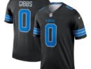 Jahmyr Gibbs Detroit Lions Nike 2nd Alternate Legend Jersey - Black