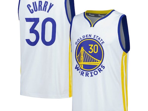 Stephen Curry Golden State Warriors Fast Break Replica Player Jersey - Association Edition - White