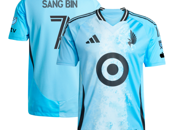Jeong Sang-bin Minnesota United FC adidas 2025 CONVERGENCE Authentic Player Jersey - Blue