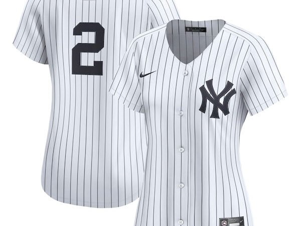 Derek Jeter New York Yankees Nike Women's Home Limited Player Jersey – White