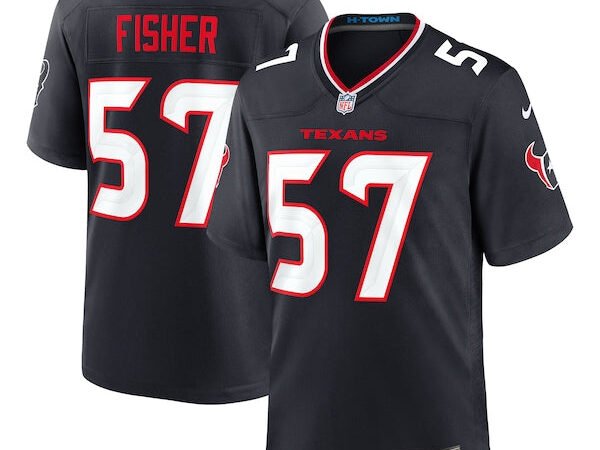 Blake Fisher Houston Texans Nike Team Game Jersey -  Navy