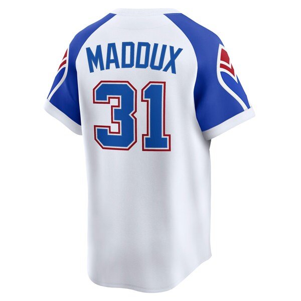 Greg Maddux Atlanta Braves Nike Throwback Cooperstown Collection Limited Jersey - White
