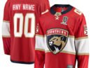Florida Panthers  2025 Stanley Cup Champions Breakaway Custom Jersey - Red