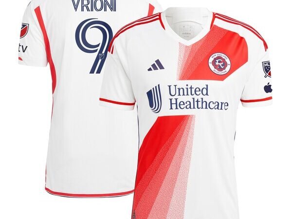 Giacomo Vrioni New England Revolution adidas 2024 Defiance Authentic Jersey - White