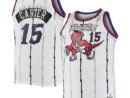 Vince Carter Toronto Raptors 1998/99 Big & Tall Hardwood Classics Swingman Jersey - White/Purple