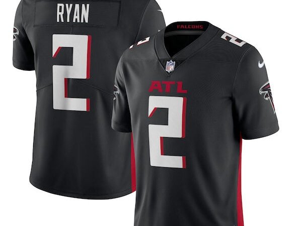 Men's Atlanta Falcons Matt Ryan Nike Black Vapor Limited Jersey