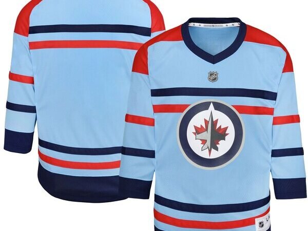 Winnipeg Jets Preschool Anniversary Replica Jersey - Light Blue