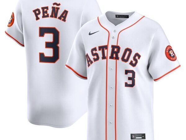 Jeremy Peña Houston Astros Nike Home Limited Player Jersey - White