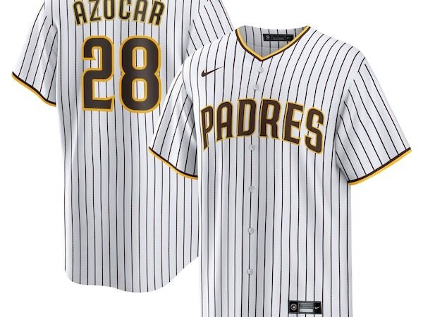 José Azocar San Diego Padres Nike Home  Replica Player Jersey - White