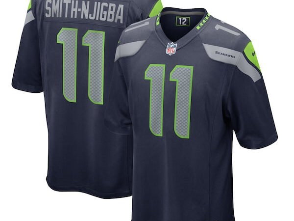Jaxon Smith-Njigba Seattle Seahawks Nike Game Jersey - College Navy