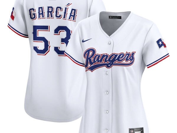 Adolis Garcia Texas Rangers Nike Women's Home Limited Jersey - White