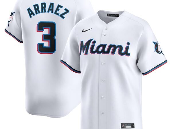 Luis Arraez Miami Marlins Nike Home Limited Player Jersey - White