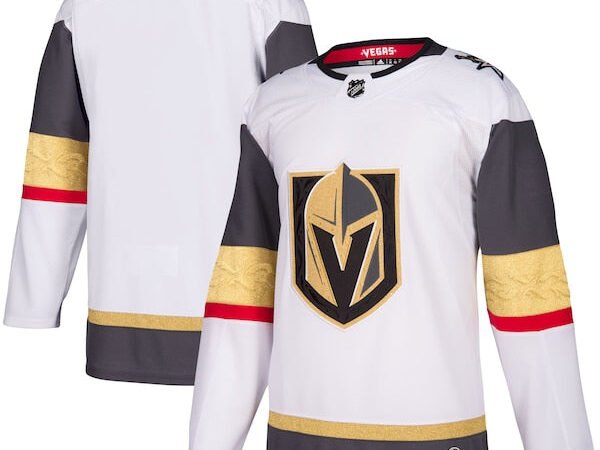 Vegas Golden Knights adidas Away Authentic Blank Jersey - White