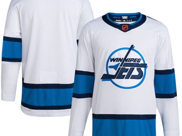 Winnipeg Jets adidas Reverse Retro 2.0 Authentic Blank Jersey - White