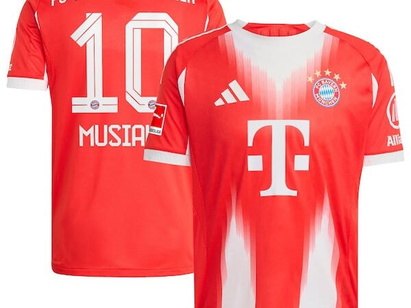Jamal Musiala Bayern Munich adidas Home 2025/26 Authentic Player Jersey - Red